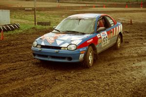 Tom Young / Jim LeBeau Dodge Neon ACR on SS7 (Speedway Shenanigans).