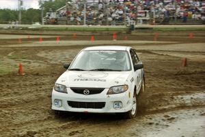 Eric Burmeister / Eric Adams Mazda Protege' MP3 on SS7 (Speedway Shenanigans).