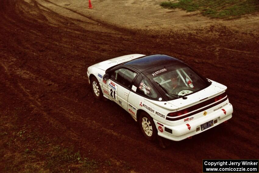 Chris Czyzio / Eric Carlson Mitsubishi Eclipse GSX on SS7 (Speedway Shenanigans).