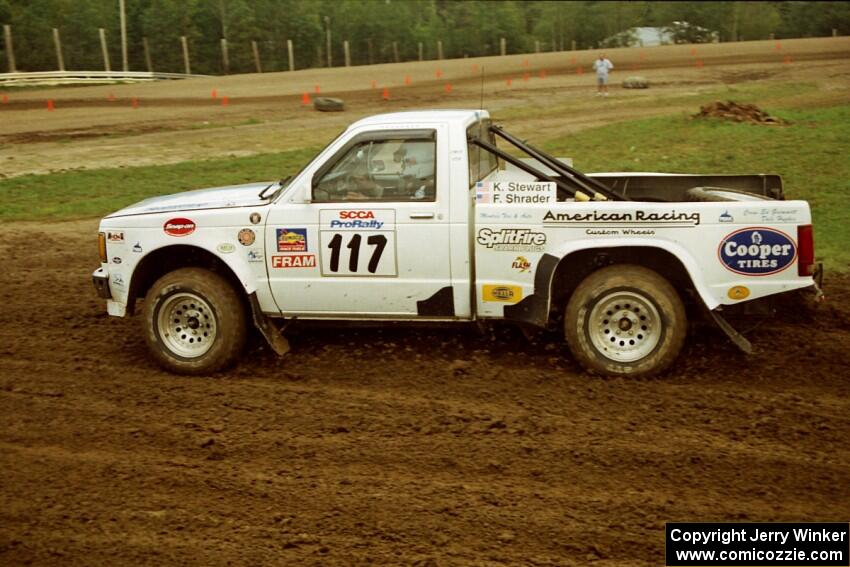 Ken Stewart / Doc Schrader Chevy S-10 on SS7 (Speedway Shenanigans).