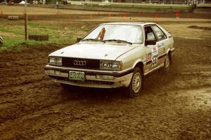 Bob Burtis / Rick Burtis Audi Quattro Coupe on SS7 (Speedway Shenanigans).