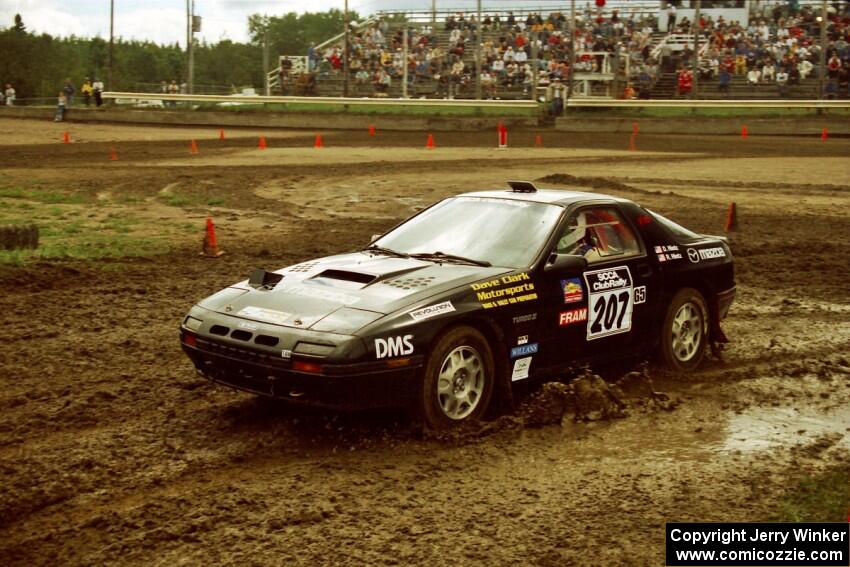 Dave Hintz / Rick Hintz Mazda RX-7 Turbo on SS7 (Speedway Shenanigans).