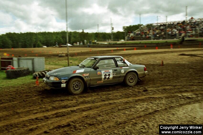 Mike Hurst / Rob Bohn Ford Mustang on SS7 (Speedway Shenanigans).