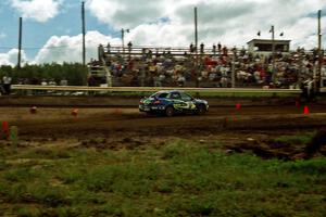 Mark Lovell / Steve Turvey Subaru WRX STi on SS7 (Speedway Shenanigans).