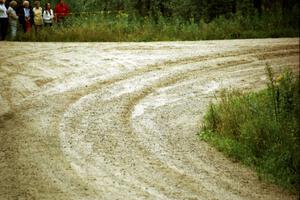 Overall view of the spectator point on SS9 (The Spurs).