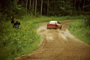 Steve Gingras / Bill Westrick Subaru Impreza 2.5RS at the spectator point on SS9 (The Spurs).