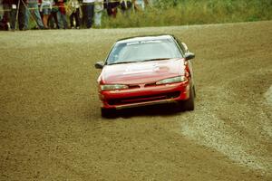 Mark Utecht / Brenda Lewis Mitsubishi Eclipse GSX at the spectator point on SS9 (The Spurs).