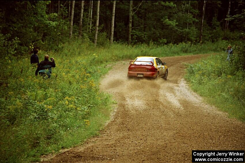 Steve Gingras / Bill Westrick Subaru Impreza 2.5RS at the spectator point on SS9 (The Spurs).