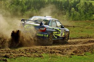 Mark Lovell / Steve Turvey Subaru WRX STi on SS10 (NJK Ranch).