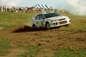 Seamus Burke / Frank Cunningham Mitsubishi Lancer Evo VI on SS10 (NJK Ranch).