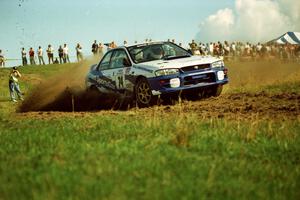 Ramana Lagemann / Russ Hughes Subaru WRX STi on SS10 (NJK Ranch).