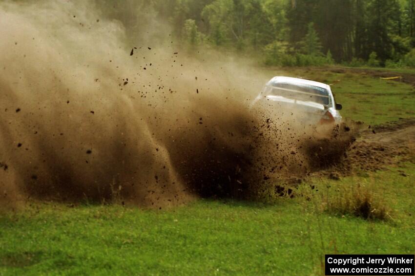 Seamus Burke / Frank Cunningham Mitsubishi Lancer Evo VI on SS10 (NJK Ranch).