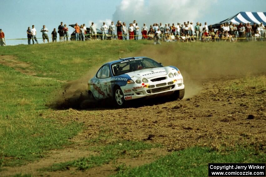 Paul Choiniere / Jeff Becker Hyundai Tiburon on SS10 (NJK Ranch).