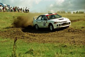 Tim Paterson / Scott Ferguson Mitsubishi Lancer Evo IV on SS10 (NJK Ranch).