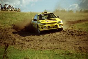 Paul Eklund / Scott Huhn Subaru Impreza on SS10 (NJK Ranch).