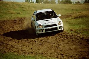 Nat T-Stow / Amity Trowbridge Subaru WRX on SS10 (NJK Ranch).