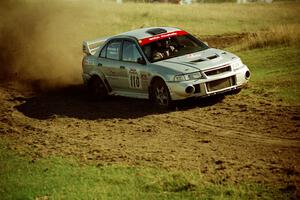 Mark Nelson / Alex Gelsomino Mitsubishi Lancer Evo VI on SS10 (NJK Ranch).