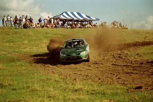 Tad Ohtake / Martin Dapot Ford Escort ZX2 on SS10 (NJK Ranch).