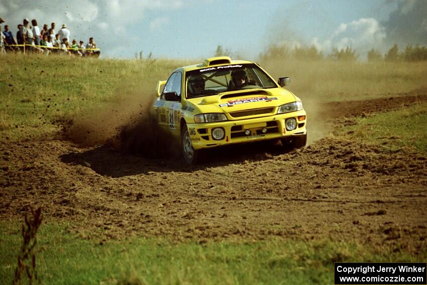 Paul Eklund / Scott Huhn Subaru Impreza on SS10 (NJK Ranch).