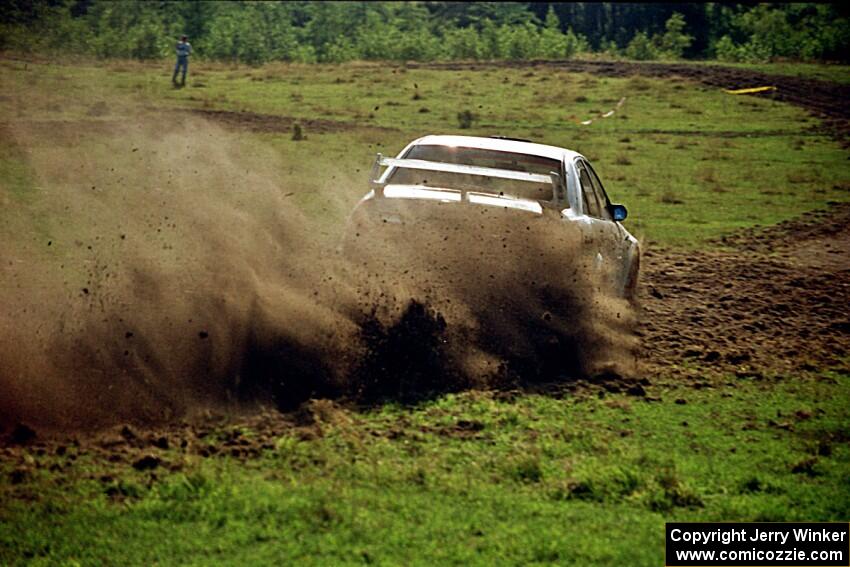 Mark Nelson / Alex Gelsomino Mitsubishi Lancer Evo VI on SS10 (NJK Ranch).