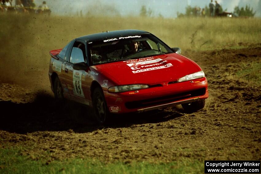 Mark Utecht / Brenda Lewis Mitsubishi Eclipse GSX on SS10 (NJK Ranch).