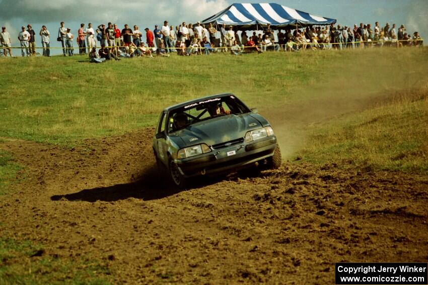 Mike Hurst / Rob Bohn Ford Mustang on SS10 (NJK Ranch).