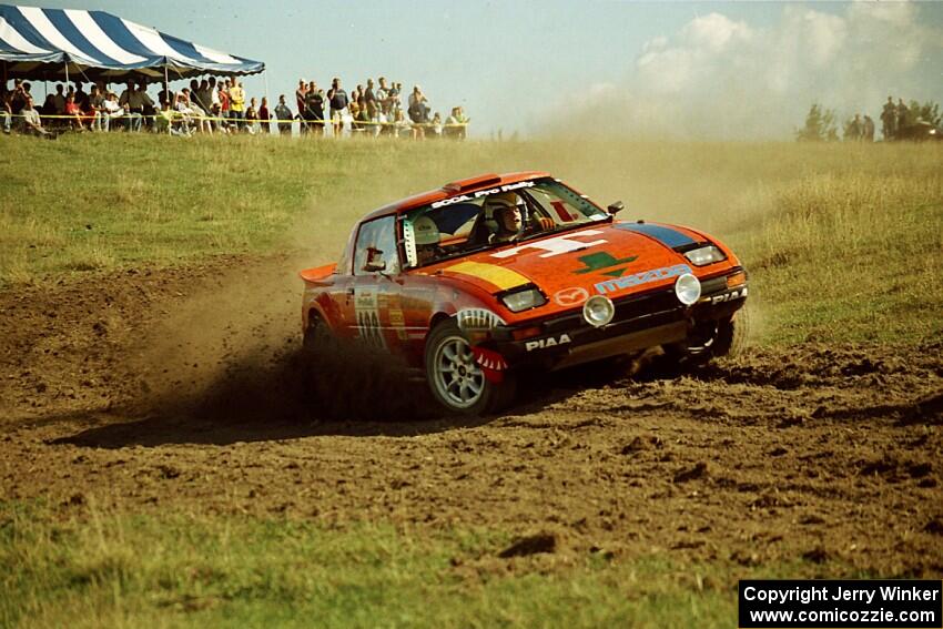 Andrew Havas / John Allen Mazda RX-7 on SS10 (NJK Ranch).