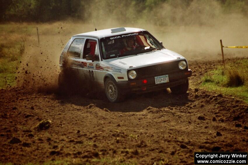 Bob Nielsen / Ed Wahl VW GTI on SS10 (NJK Ranch).