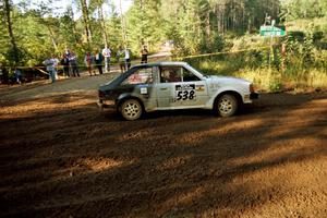 Jim Buchwitz / C.O. Rudstrom Ford Escort powers out of a sharp left-hander on SS13 (Steamboat).
