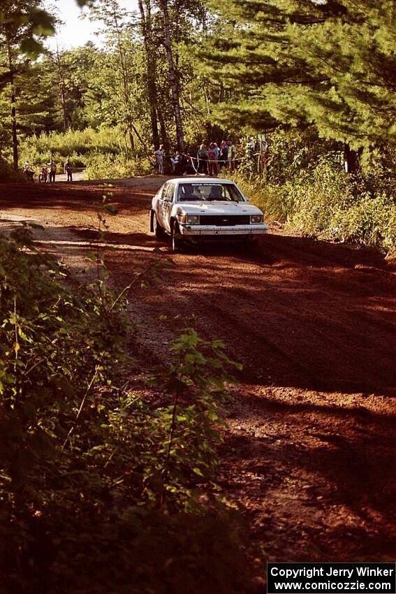 Jerry Brownell / Jim Windsor Chevy Citation X-11 at speed on SS13 (Steamboat).