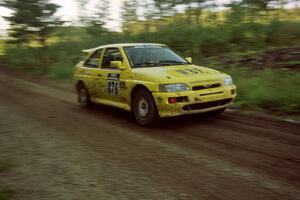 Tony Birbilis / Jose Vicente Ford Escort Cosworth RS at speed on SS13 (Steamboat).