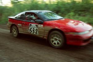 Dave LaFavor / Bob LaFavor Eagle Talon at speed on SS13 (Steamboat).