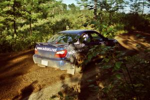 Doug Havir / Al Kintigh Subaru WRX at speed on SS13 (Steamboat).