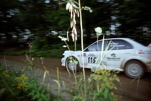 Seamus Burke / Frank Cunningham Mitsubishi Lancer Evo VI on SS14 (Gulch).