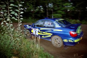 Karl Scheible / Brian Maxwell Subaru WRX STi on SS14 (Gulch).