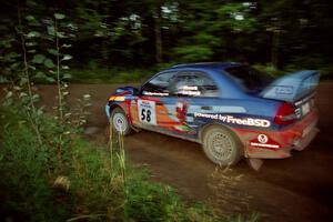 Alec Ellsworth / Steve Kaczkowski Mitsubishi Lancer Evo IV on SS14 (Gulch).