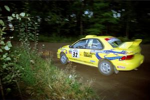 Paul Eklund / Scott Huhn Subaru Impreza on SS14 (Gulch).