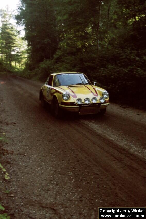 Bob Olson / Conrad Ketelsen Porsche 911S at speed on SS13 (Steamboat).