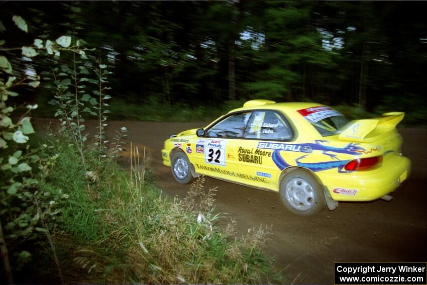 Paul Eklund / Scott Huhn Subaru Impreza on SS14 (Gulch).