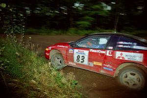 Mark Utecht / Brenda Lewis Mitsubishi Eclipse GSX on SS14 (Gulch).