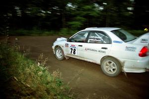 Paul Dunn / Rebecca Dunn Mitsubishi Lancer Evo IV on SS14 (Gulch).