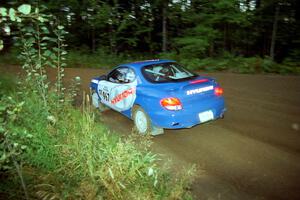 Dave Coleman / Paula Gibeault Hyundai Tiburon on SS14 (Gulch).