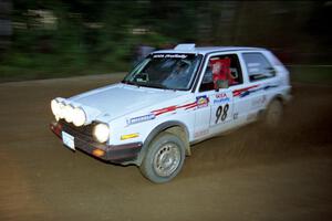 Bob Nielsen / Ed Wahl VW GTI on SS14 (Gulch).