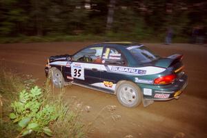 Lee Shadbolt / Bob Sherman Subaru Impreza on SS14 (Gulch).