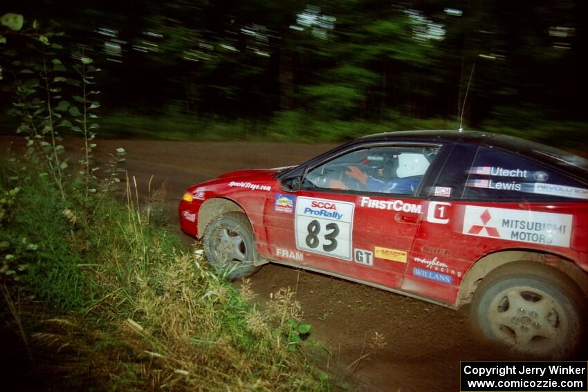 Mark Utecht / Brenda Lewis Mitsubishi Eclipse GSX on SS14 (Gulch).