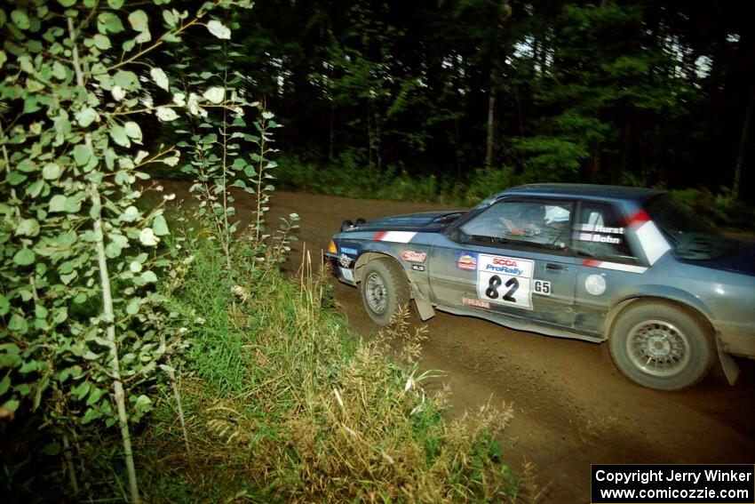 Mike Hurst / Rob Bohn Ford Mustang on SS14 (Gulch).