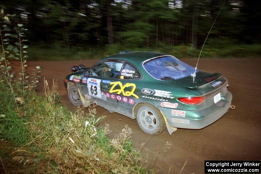 Tad Ohtake / Martin Dapot Ford Escort ZX2 on SS14 (Gulch).