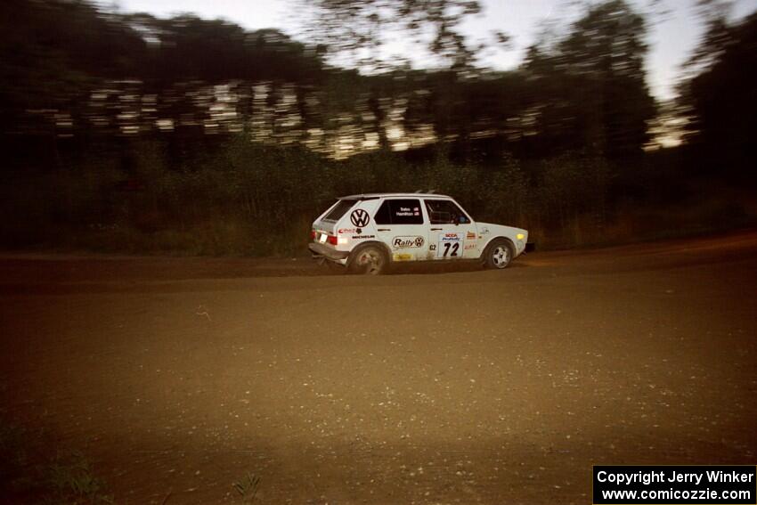 Jon Hamilton / Ken Sabo VW Rabbit on SS14 (Gulch).