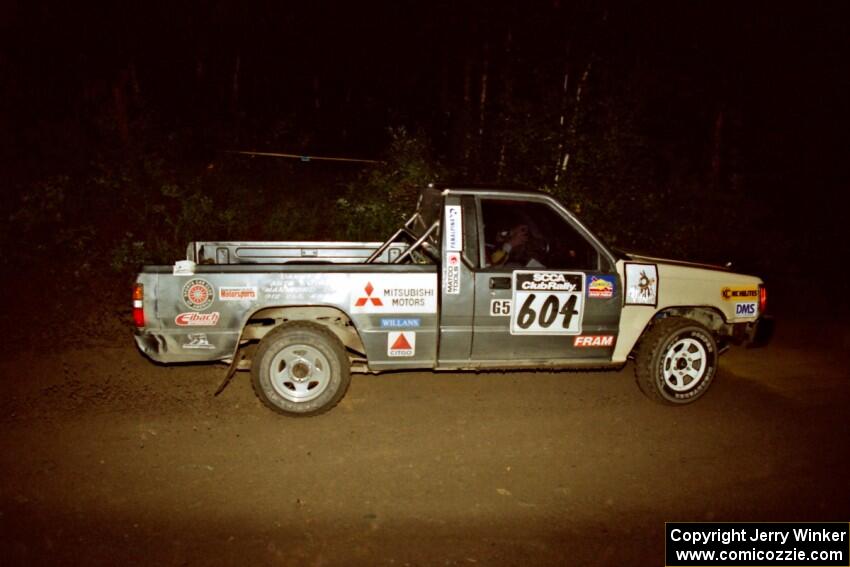 Bryan Ackerman / Sean Figgins Mitsubishi Mighty Max on SS2 (Stump Lake).