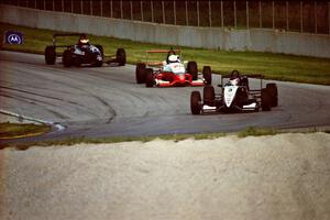 Doug Bell, Jeff Harrison and Mark E. Dismore, all in Van Diemen RF01s.